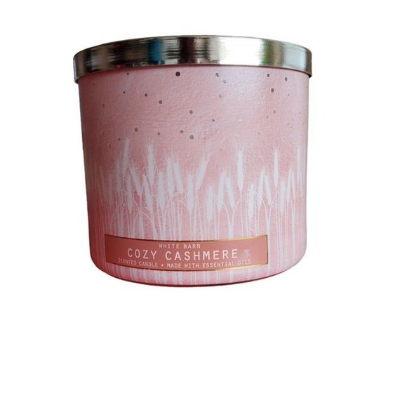 *NEW* Exclusive White Barn‎ 3 Wick Candle COZY CASHMERE, 14.5 OZ -DISCONTINUED - Picture 1 of 2